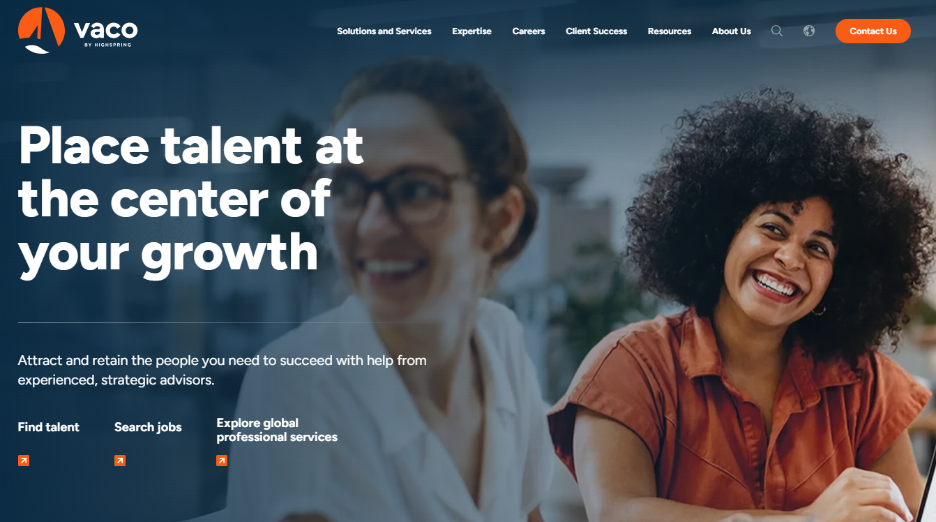 Vaco: Best for Strategic Finance Partnerships
